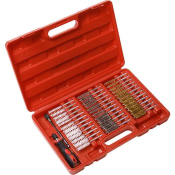 Sealey 38 Piece Brass, Steel and Nylon Injector Bore Cleaning Brush Set