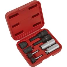 Sealey 8 Piece 1/2" Drive Diesel Injector Repair Socket Set