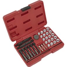 Sealey 33 Piece Glow Plug Thread Repair Tool Kit