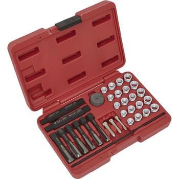Sealey 33 Piece Glow Plug Thread Repair Tool Kit