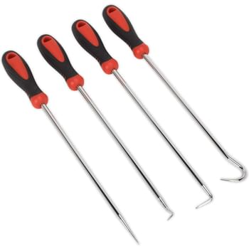 Sealey 4 Piece Long Reach Hook and Pick Set