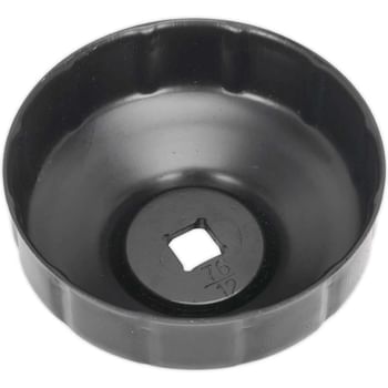 Sealey 12 Flute Oil Filter Cap Wrench for Ford, Peugeot and Renault
