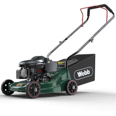 Webb Classic WER16DV130 Petrol Poly Deck Rotary Lawnmower 390mm