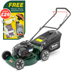 Webb Supreme WER18HP4 Petrol Rotary Lawnmower 460mm