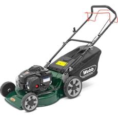 Webb Supreme WER18HW4 Self Propelled Petrol Rotary Lawnmower 460mm 