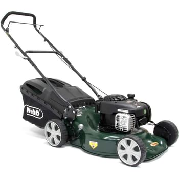 Webb WER18HP Push Petrol 3 in 1 Rotary Lawnmower 460mm