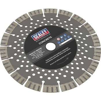 Sealey Dry Diamond Concrete Cutting Disc