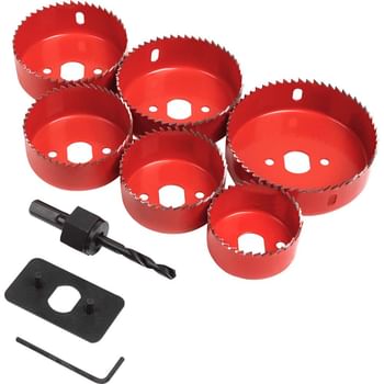 Sealey 9 Piece Downlight Installation Hole Saw Kit