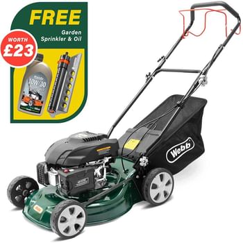 Webb WER460SP Classic Self Propelled Petrol Rotary Lawnmower 460mm