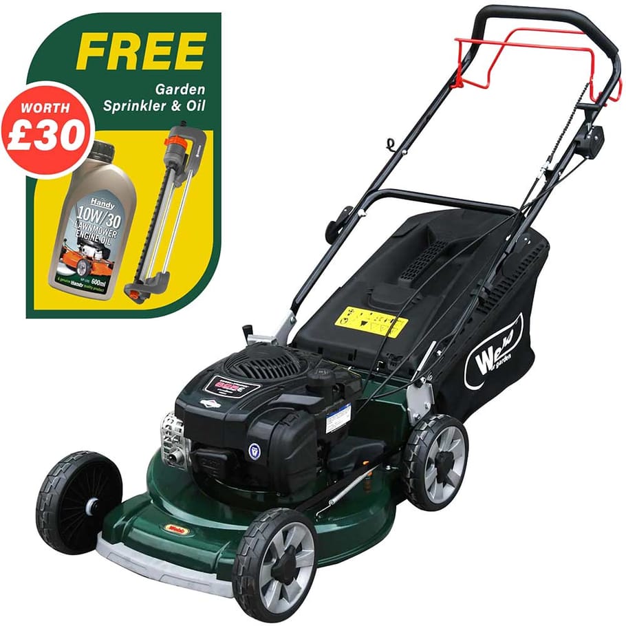 Webb Petrol Rotary Lawn Mowers Webb WER460SP Classic Self Propelled Petrol Rotary Lawnmower 460mm