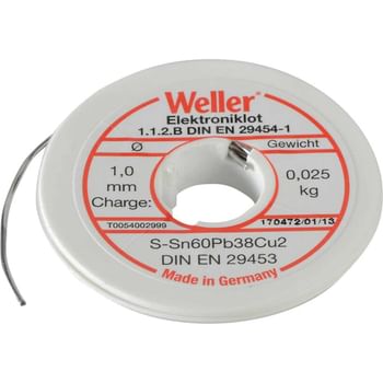 Weller Resin Core Electronic Solder Reel