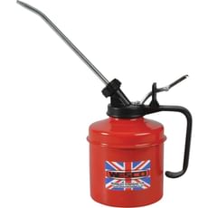 Wesco Metal Oil Can and Metal Spout