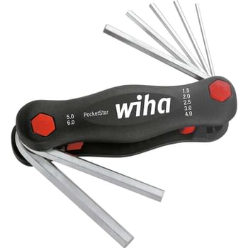 Wiha Pocketstar 7 Piece Hexagon Allen Key Set 1.5mm - 6mm