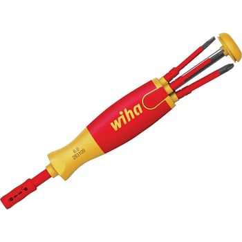 Wiha VDE TX Torx Liftup Screwdriver 6 Piece Screwdriver Bit Set