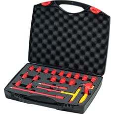 Wiha 21 Piece VDE Insulated 3/8" Drive Socket Set
