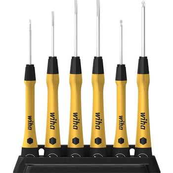 Wiha Picofinish 7 Piece Slotted and Phillips ESD Precision Screwdriver Set