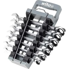 Wiha 8 Piece Ratchet Ring Spanner Set