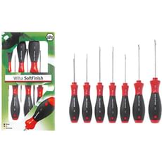 Wiha 7 Piece Slotted and Phillips Screwdriver Set 