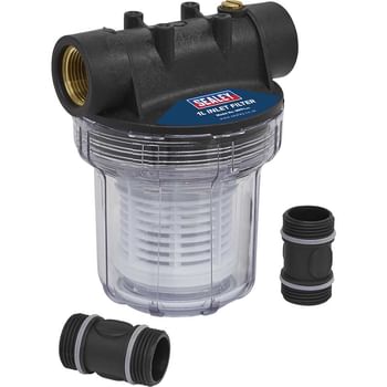 Sealey 1 Litre Inlet Filter for Surface Water Pumps