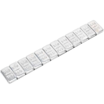 Sealey 5G Adhesive Zinc Plated Steel Wheel Weight Strips