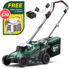 Webb WEV20LM33 20v Cordless Brushless Rotary Lawnmower 330mm