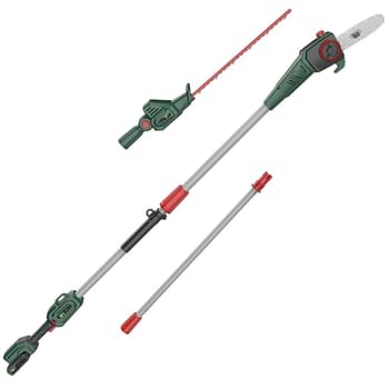 Webb WEV20PSHT 20v Cordless Long Reach Hedge Trimmer 500mm and Pruner Attachment