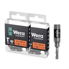 Wera 21 Piece 855/1 Impaktor Pozi Screwdriver Bit Set 