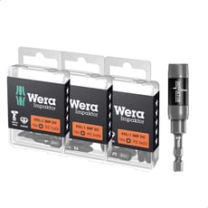 Wera 31 Piece 855/1 Impaktor Pozi Screwdriver Bit Set 
