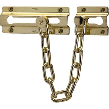 Yale P1037 Door Chain Brass Finish