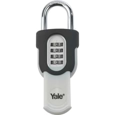 Yale 4 Digit Combination Padlock and Sliding Cover Yale 4 Digit Combination Padlock and Sliding Cover