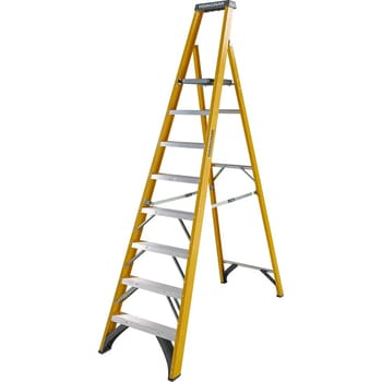 Werner S400 Fibreglass Platform Step Ladder