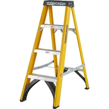 Werner S400 Fibreglass Swingback Step Ladder