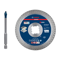 Bosch EXPERT X Lock Hard Ceramic Tile Cutting and Drilling Kit