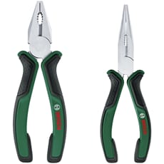Bosch 2 Piece Combination and Long Nose Pliers Set