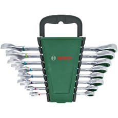 Bosch 8 Piece Ratchet Combination Spanner Set