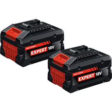 Bosch Expert PRO BLUE EXBA 18v Cordless Twin Pack Li-Ion Battery 8ah