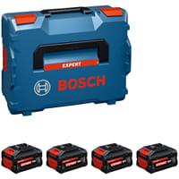 Bosch Expert PRO BLUE EXBA18V-55 18v Cordless 4 Li-ion Battery 5.5ah Set 