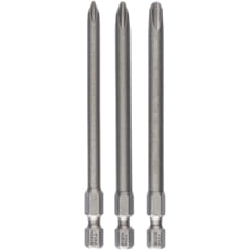 Bosch 3 Piece 89mm Long Phillips Screwdriver Bit Set