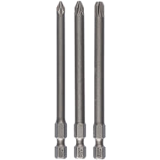 Bosch 3 Piece 89mm Pozi Screwdriver Bit Set