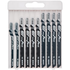 Bosch 10 Piece Wood Cutting Jigsaw Blade Set