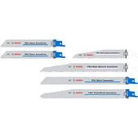 Bosch PRO 6 Piece Demolition Reciprocating Saw Blade Set 