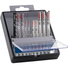 Bosch PRO 10 Piece Jigsaw Blade Set for Hardwood and Laminate