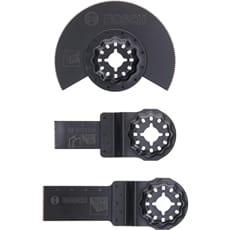 Bosch 3 Piece Wood Cutting Blade Set for Oscillating Multi Tools