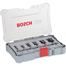 Bosch PRO 6 Piece 6mm Shank Router Bit Set