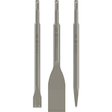 Bosch PRO 3 Piece SDS Plus Chisel Set