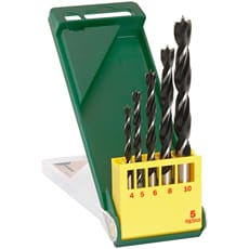 Bosch 5 Piece Wood Drill Bit Set