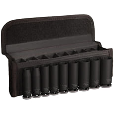 Bosch PRO 9 Piece 3/8" Drive Deep Hexagon Impact Socket Set