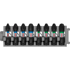 Bosch PRO 8 Piece Impact Control Phillips and Pozi Screwdriver Bit Set
