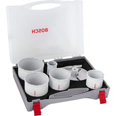 Bosch 6 Piece Brick and Soft Tile Hole Saw Set