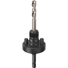 Bosch Hex Shank Arbor and Pilot Drill for 32mm - 210mm Hole Saws